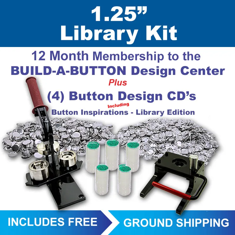 1.25" Library Button Maker Kit