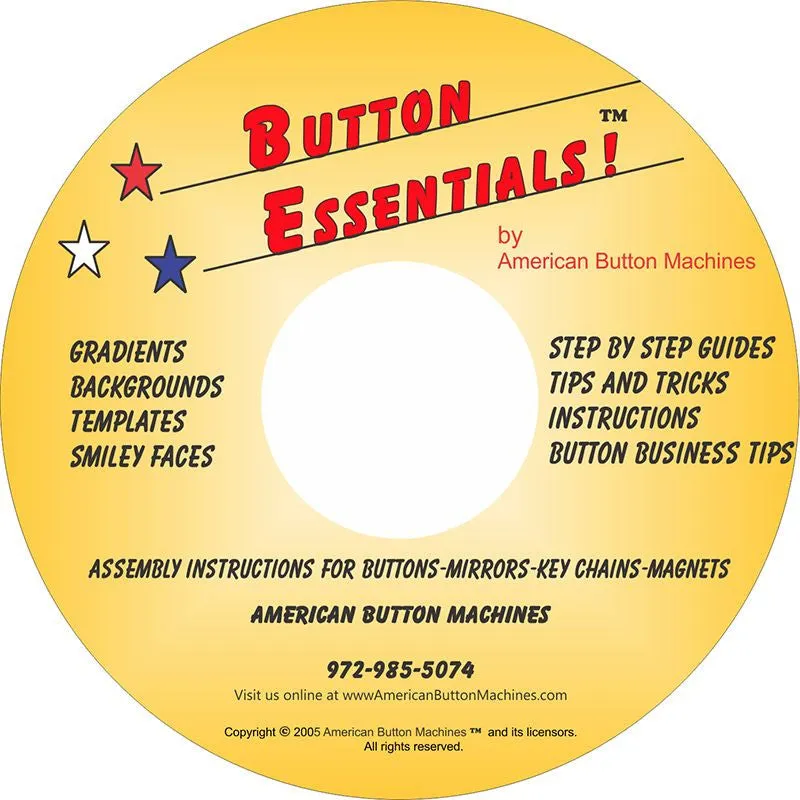 1.25" Library Button Maker Kit