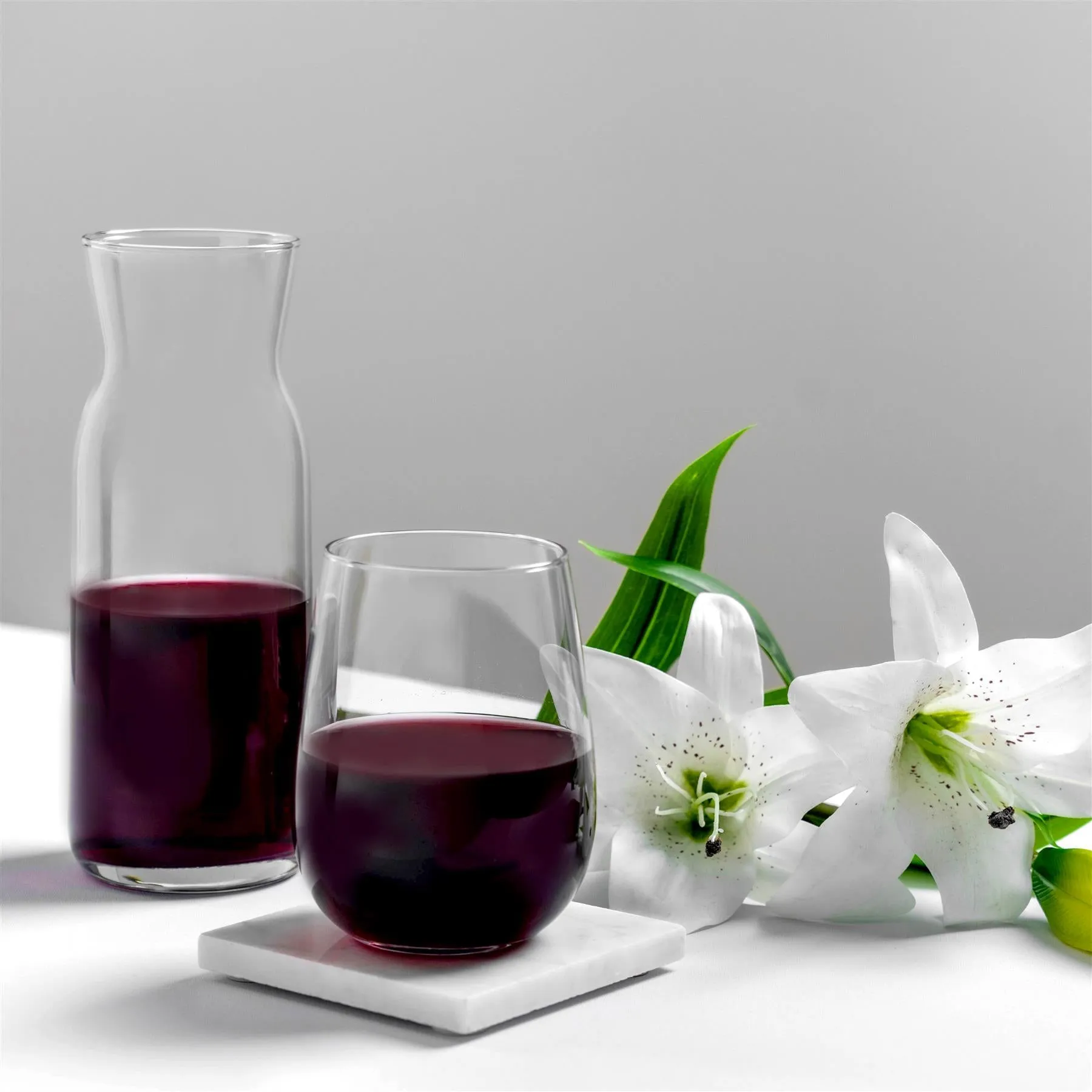 12pc Gaia Stemless Red & White Wine Stemware Set - By LAV