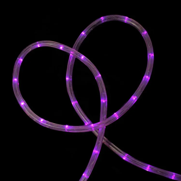 150' Purple Commercial-Grade LED Indoor/outdoor Christmas Rope Lights