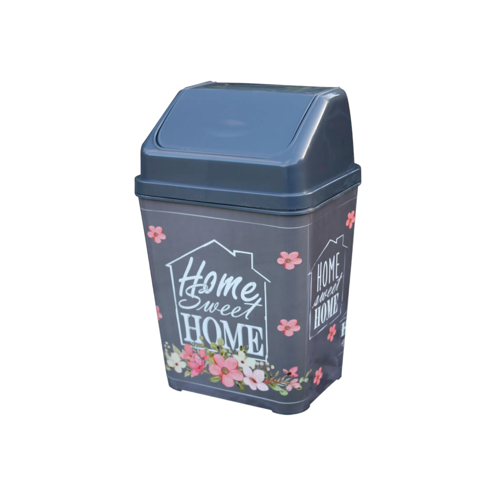 17L Plastic Waste Bin Printed Home Nu Ware