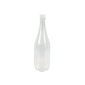 1L PET Plastic Teardrop Water Bottle Clear BOT137