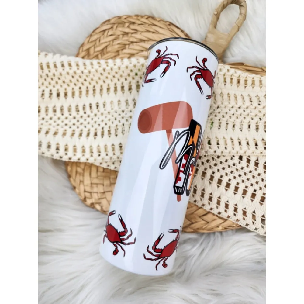 20 oz Tumbler: Maryland Crab Mallet Drinkware