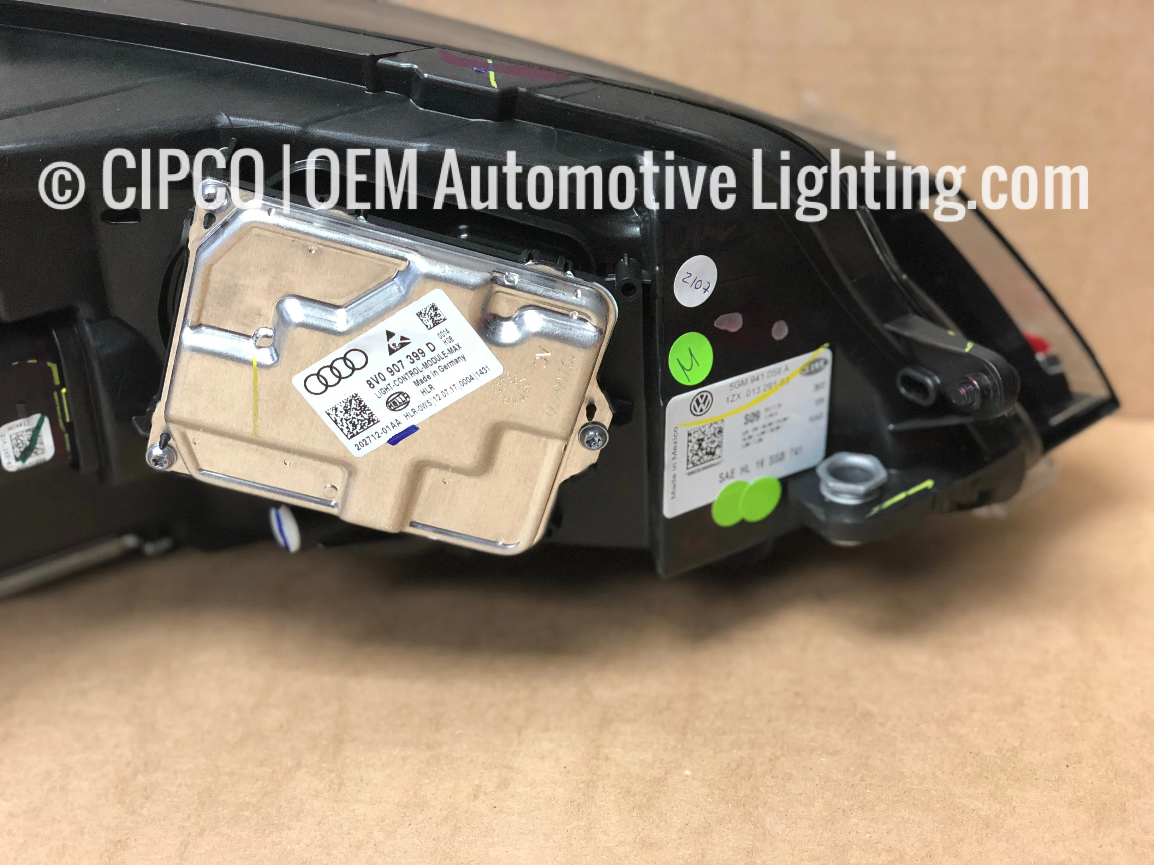 2018, 2019 VW Golf GTI Headlight, Headlamp Assembly Replacement | LED Type