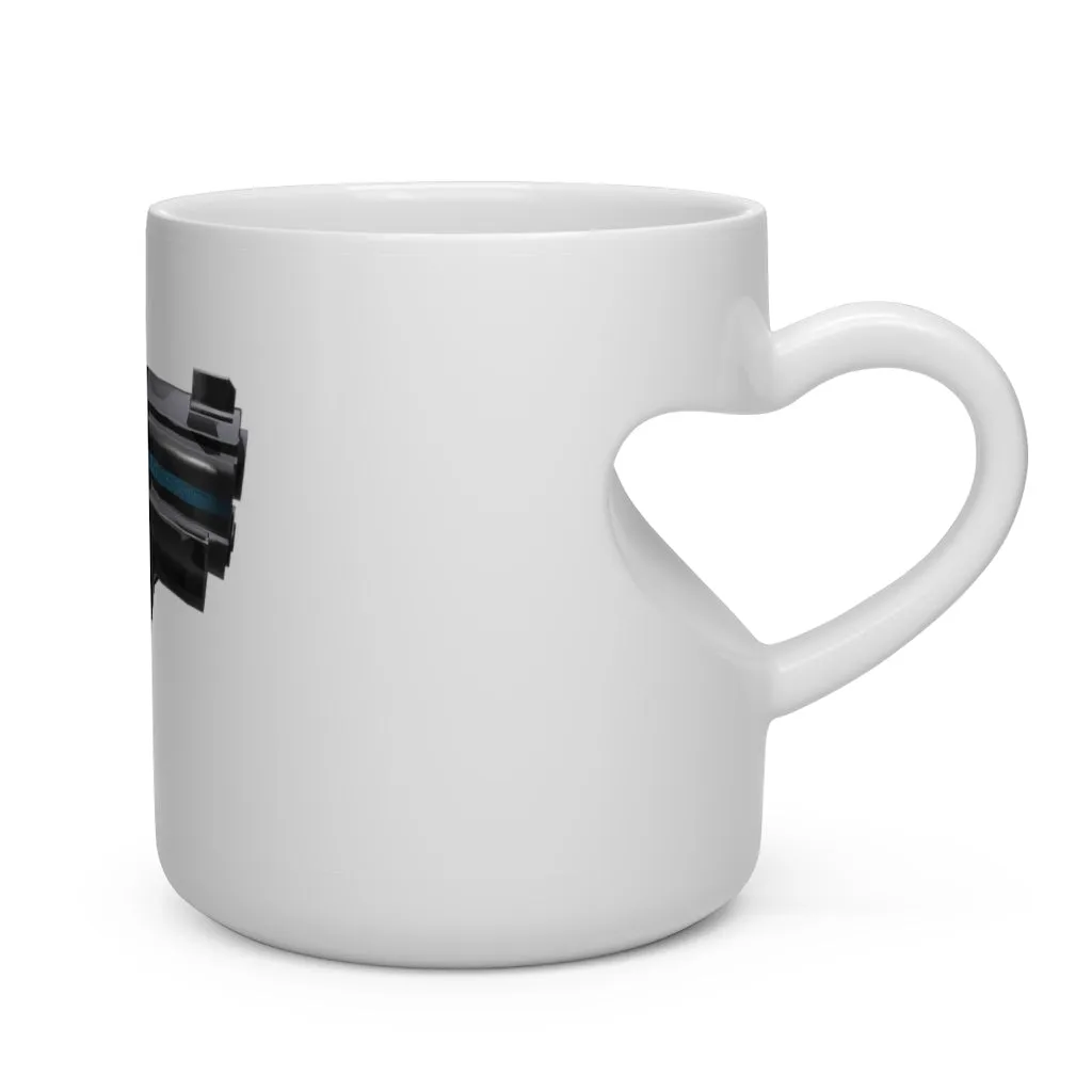 22 Calibur Heart Shape Mug