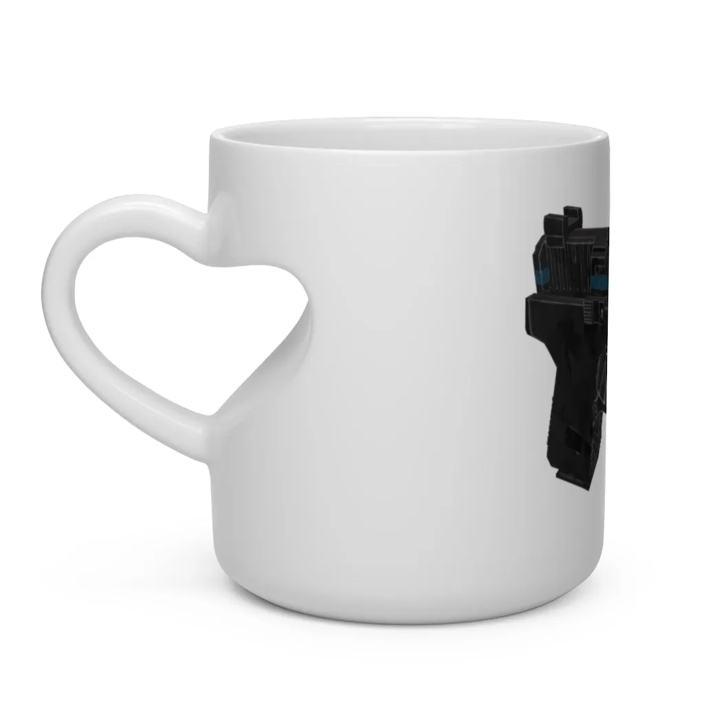 22 Calibur Heart Shape Mug