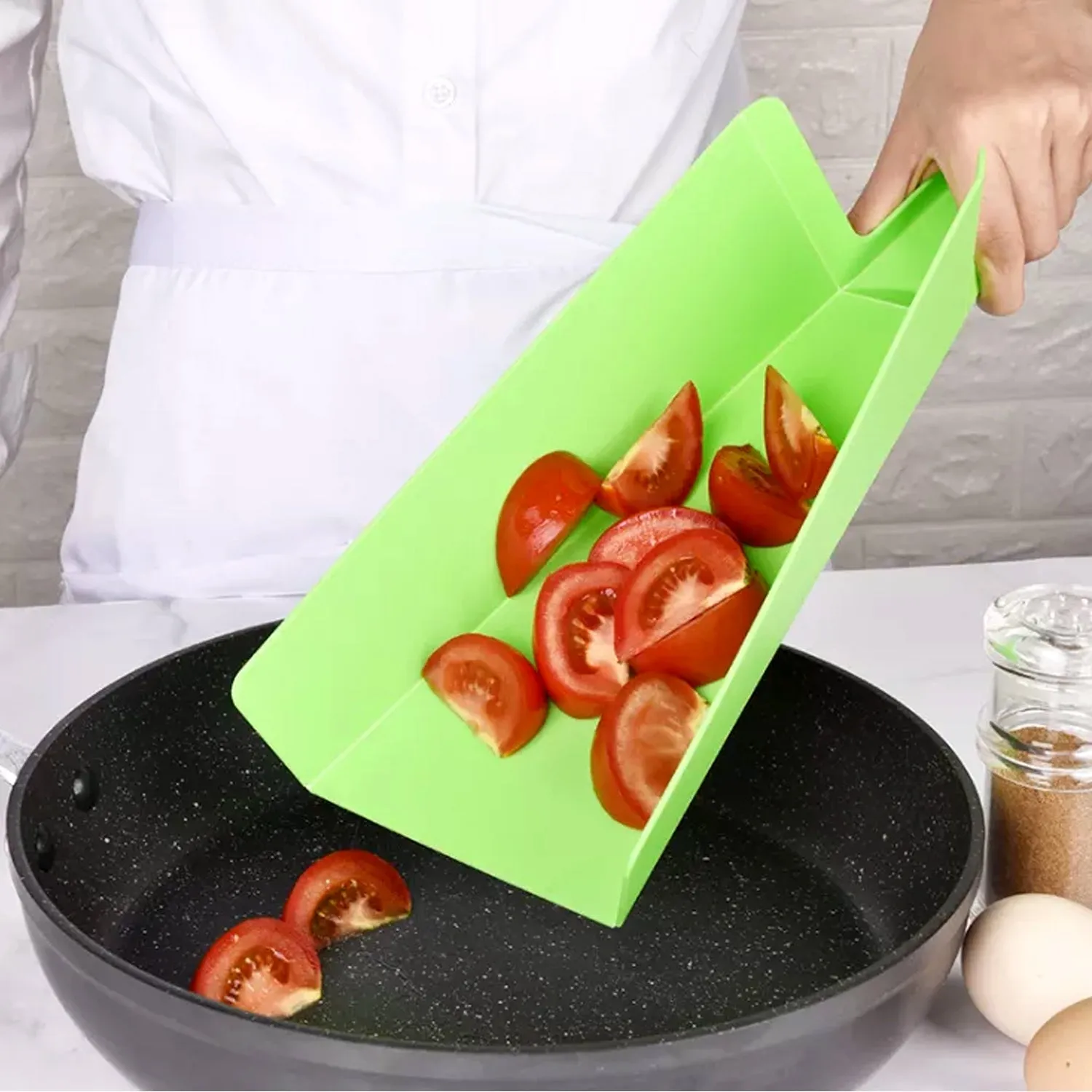 2436 Kitchen Folding Chopping Board Cutting Board Plastic Cutting Board Foldable Cutting Chopping Block Cooking Kitchen Accessories.