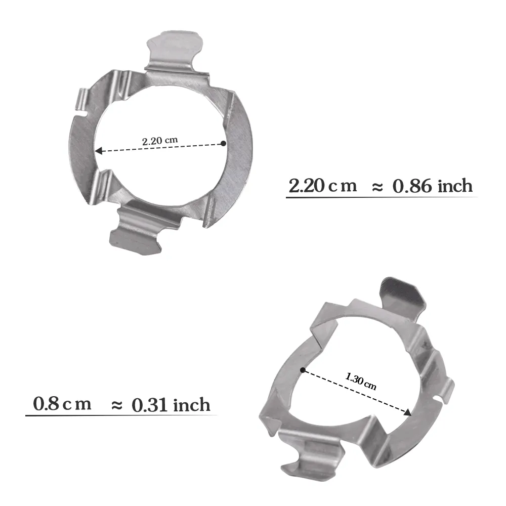 (2pcs/set) KP-123 H7 LED light Bulbs Base Holders For Audi A3 A4L A6L Buick: Regal/Lacrosse/Hideo