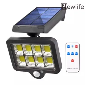 3 Modes Remote Control Solar Wall Light