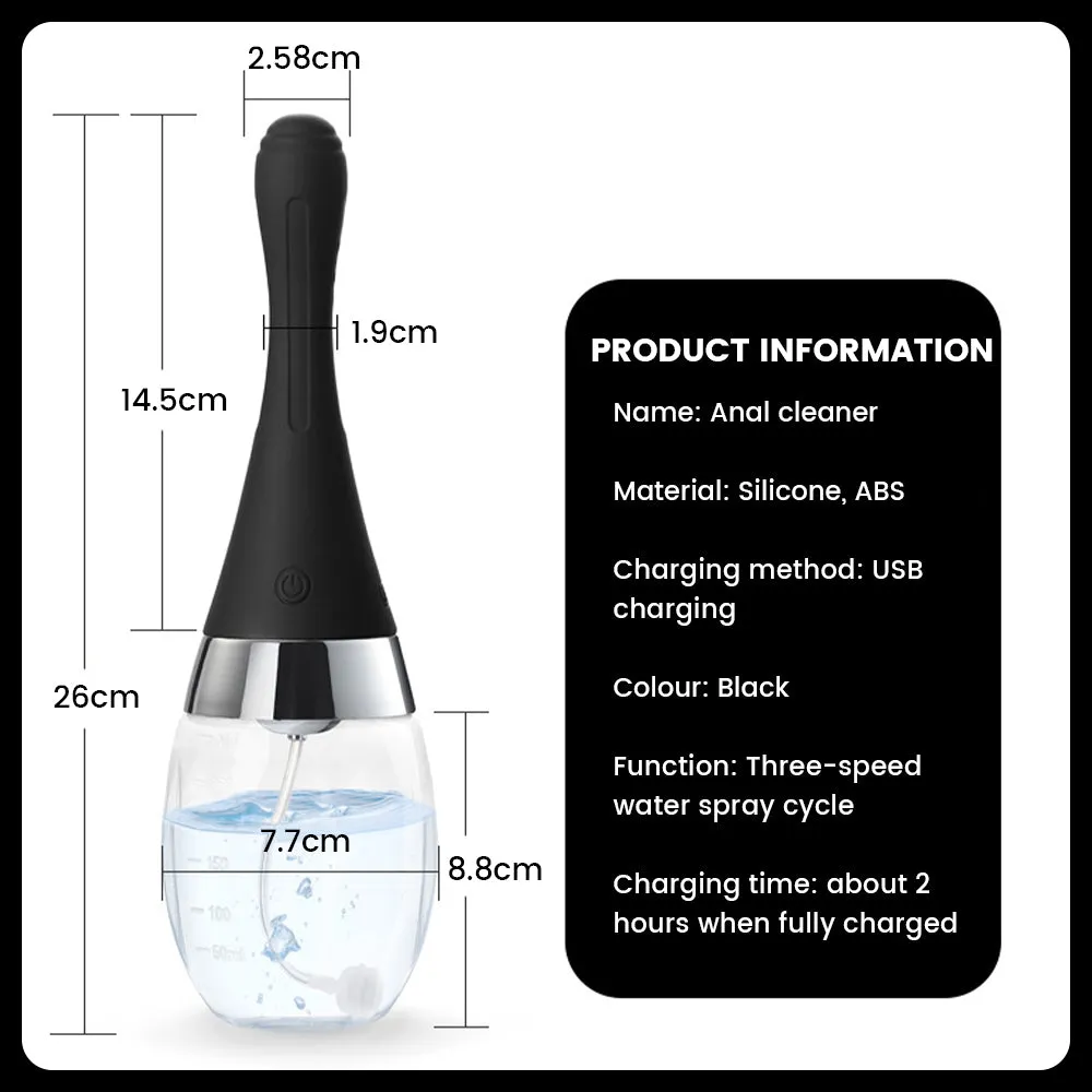 300Ml 5 Holes Anal Cleaner Butt Vagina Cleaning Douche Enema Rectal Sprayer Couples Anal Toys Sex Toys for Woman man