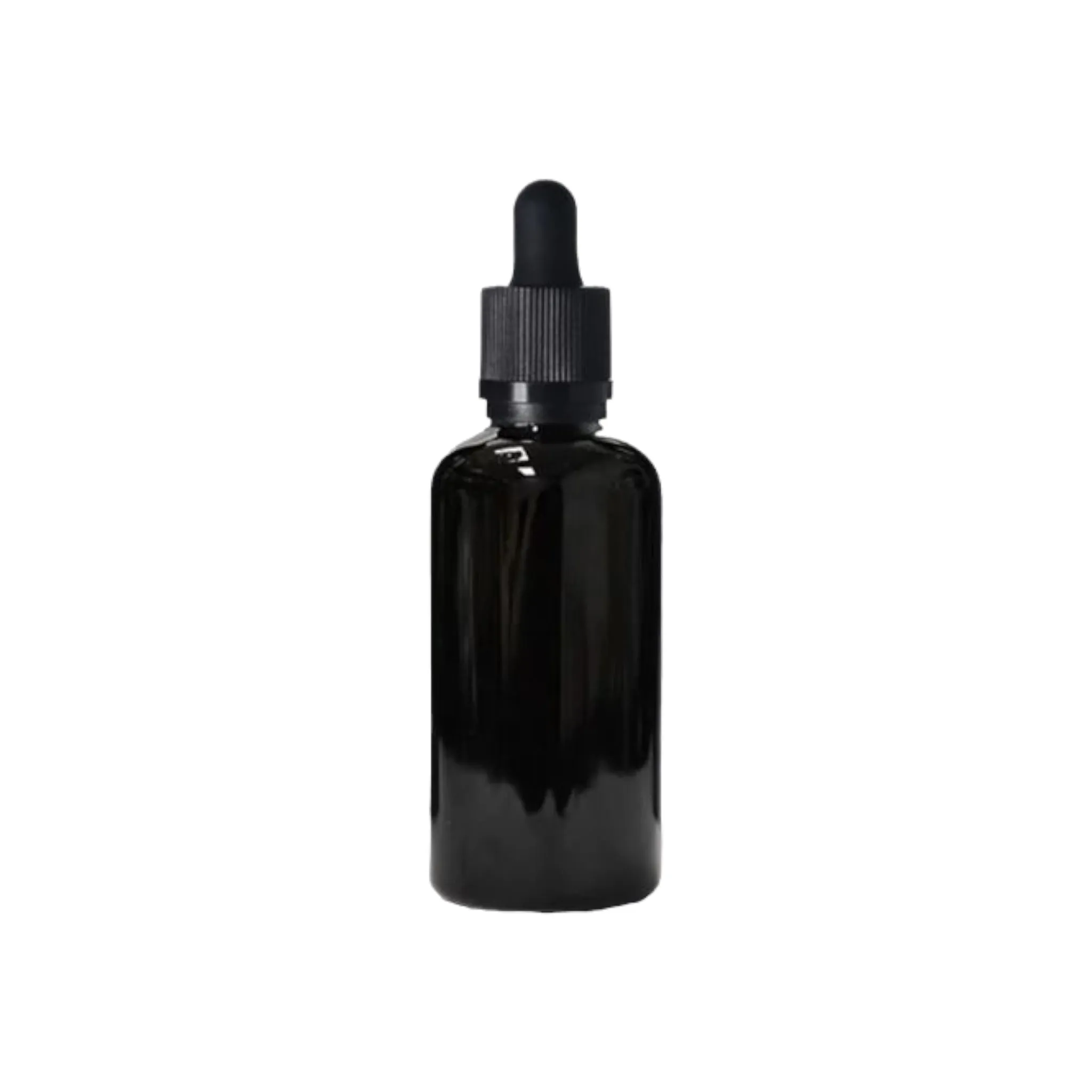 30ml Glass Dropper Bottle Black with Pipette Lid