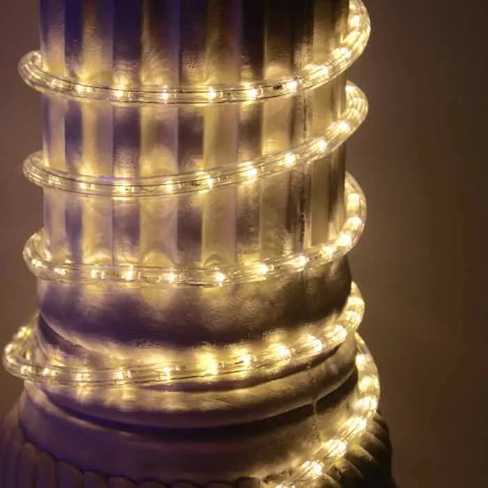 3/8" Warm White LED Rope Lights