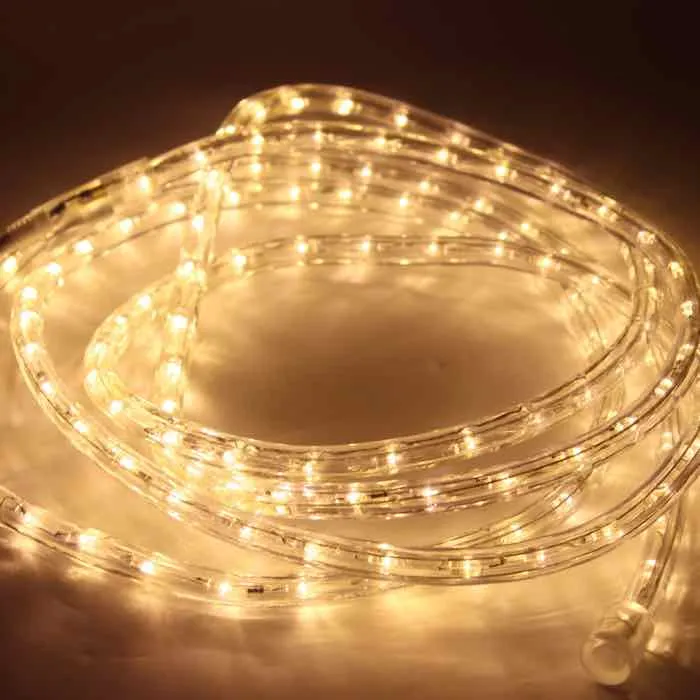 3/8" Warm White LED Rope Lights