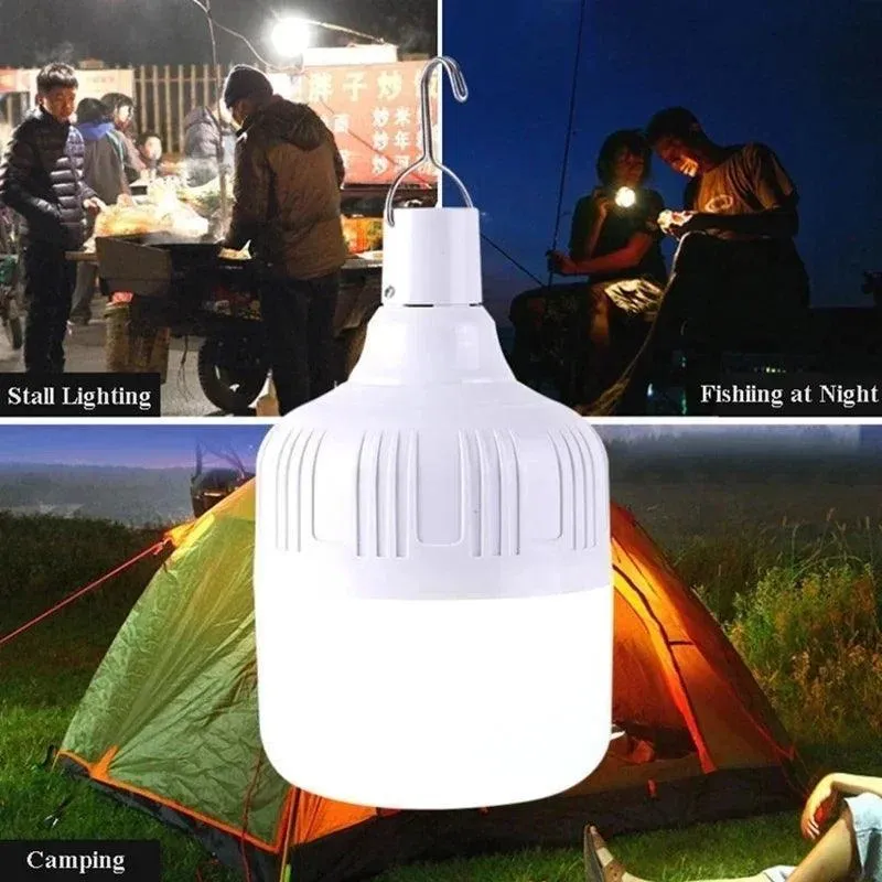 500W LED Camping Light: Rechargeable Lantern for Outdoor Fun