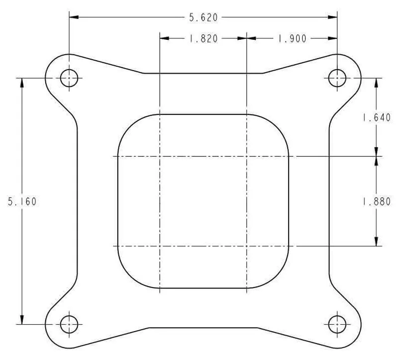 600 CFM 4-Barrel Street Carburettor HO0-1850C