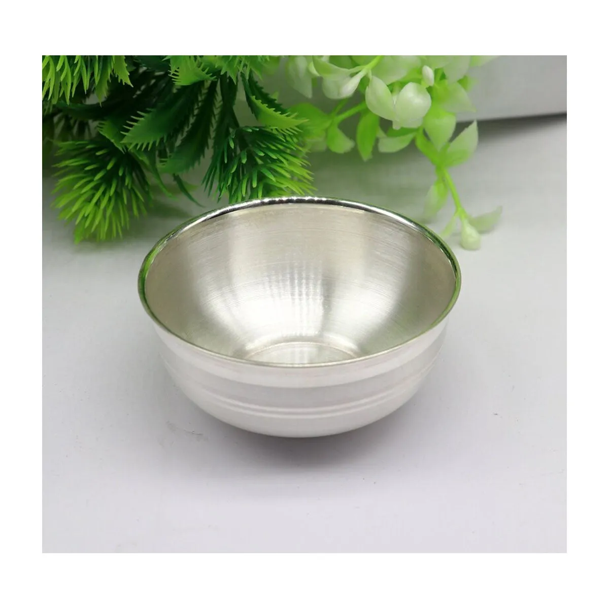 925 sterling solid silver handmade bowl baby gift, pure silver vessel, silver utensils, silver puja article, puja utensils bowl