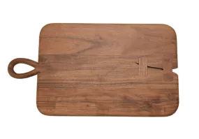 Acacia Wood Cutting Board with Handle