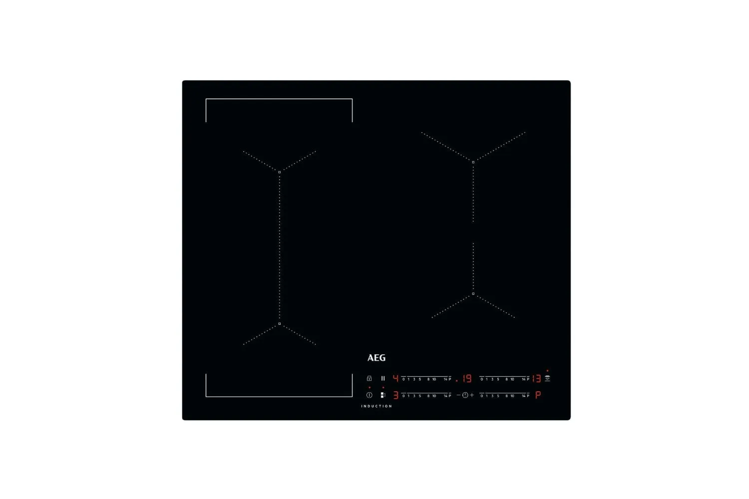 AEG 6000 Series 60cm Bridge Zone Induction Hob | IKX64441CB