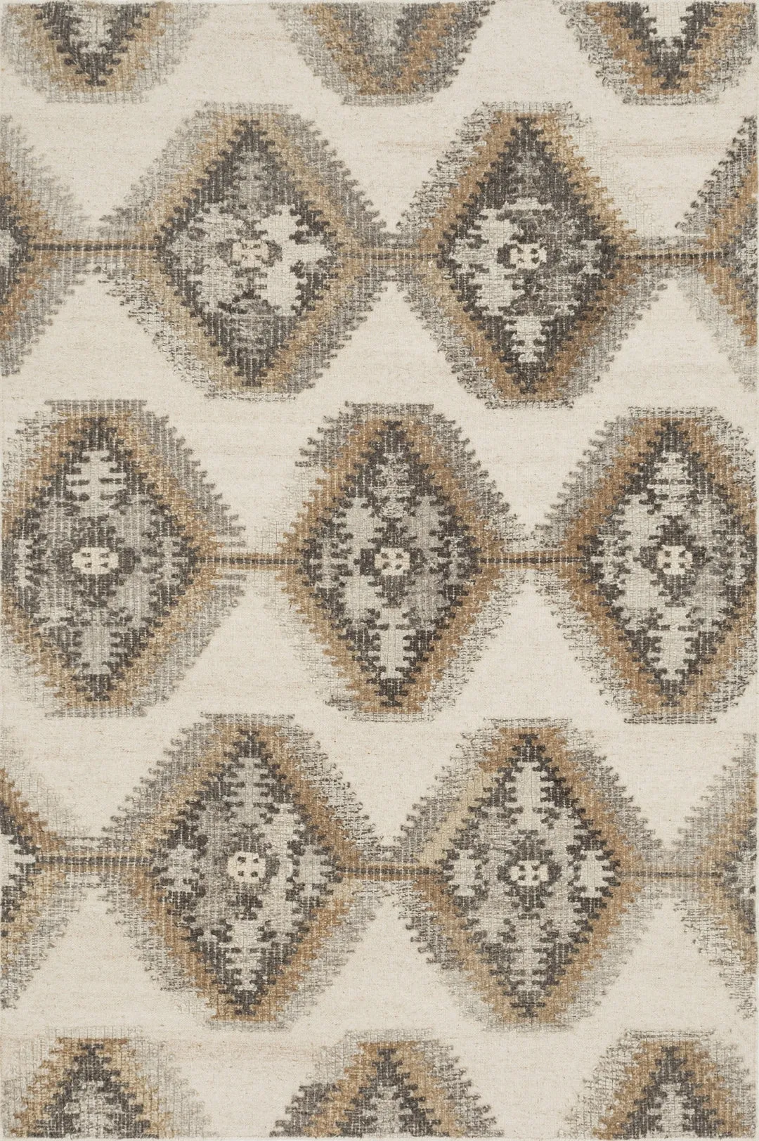 Akina Hand Woven Transitional Rug - Durable Wool & Cotton Blend with Geometric Design for Any Space