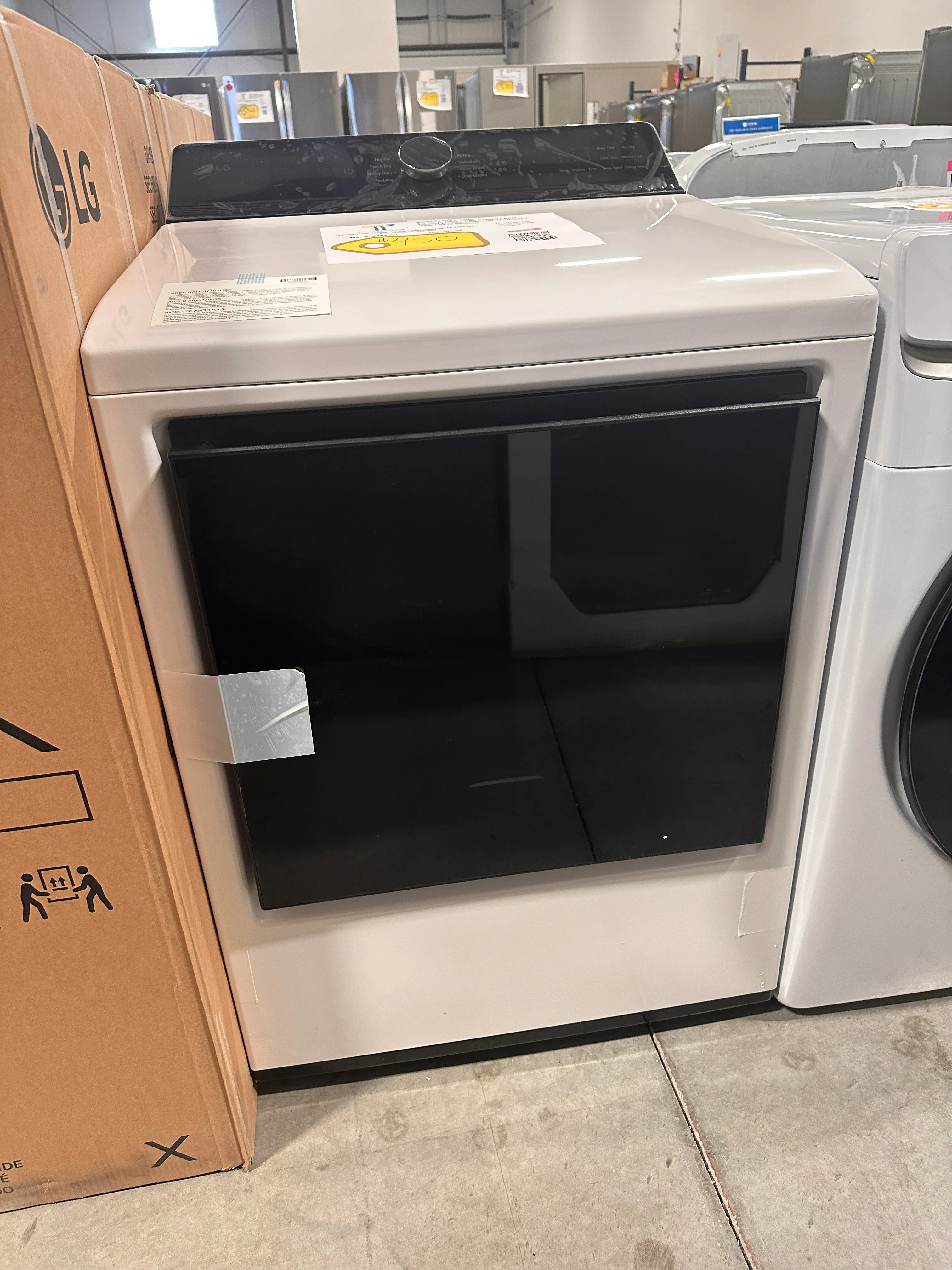 ALPINE WHITE LG SMART ELECTRIC DRYER MODEL: DLE8400WE DRY12770