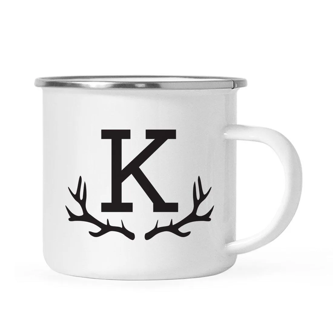 Andaz Press 11oz Deer Antler Monogram Campfire Coffee Mug