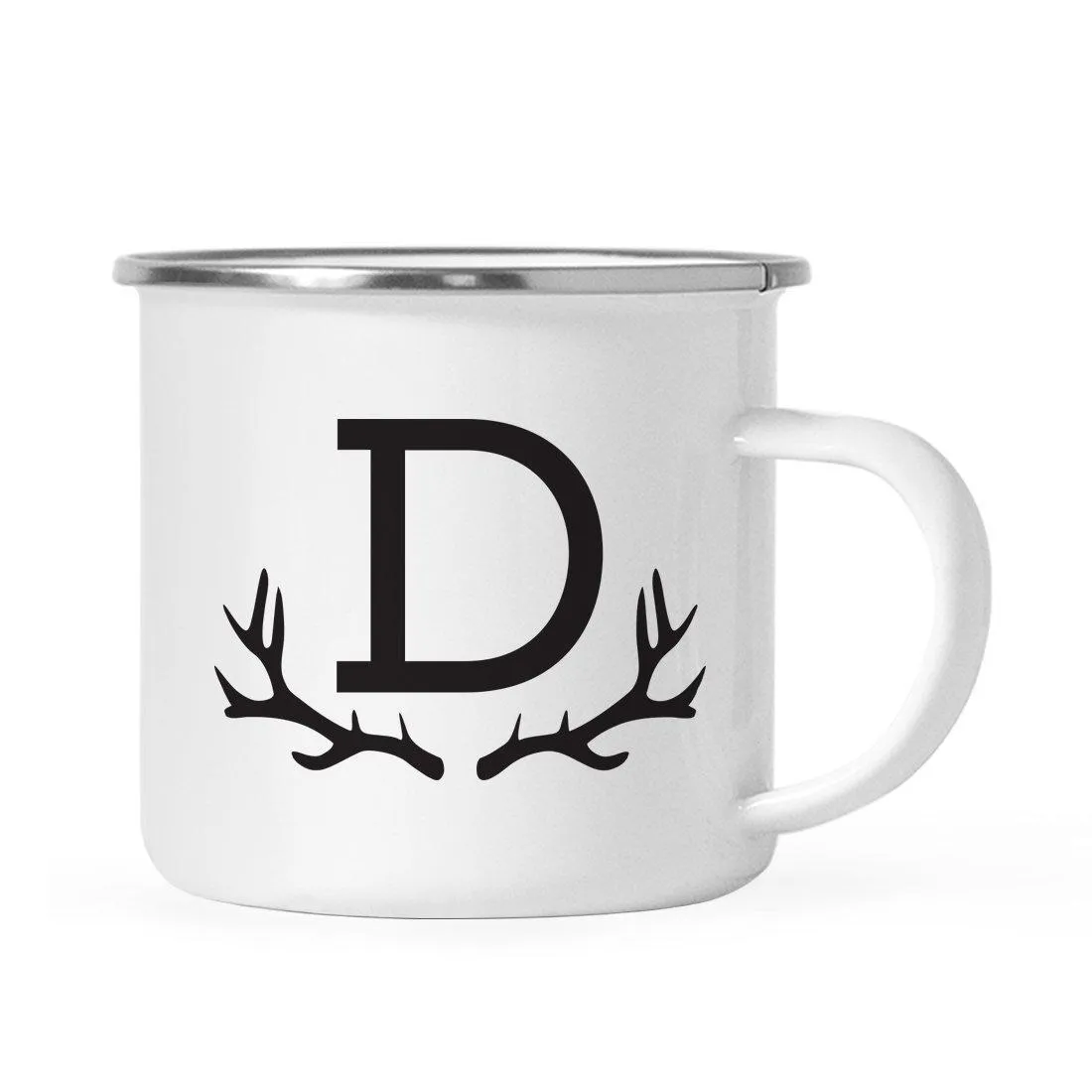 Andaz Press 11oz Deer Antler Monogram Campfire Coffee Mug