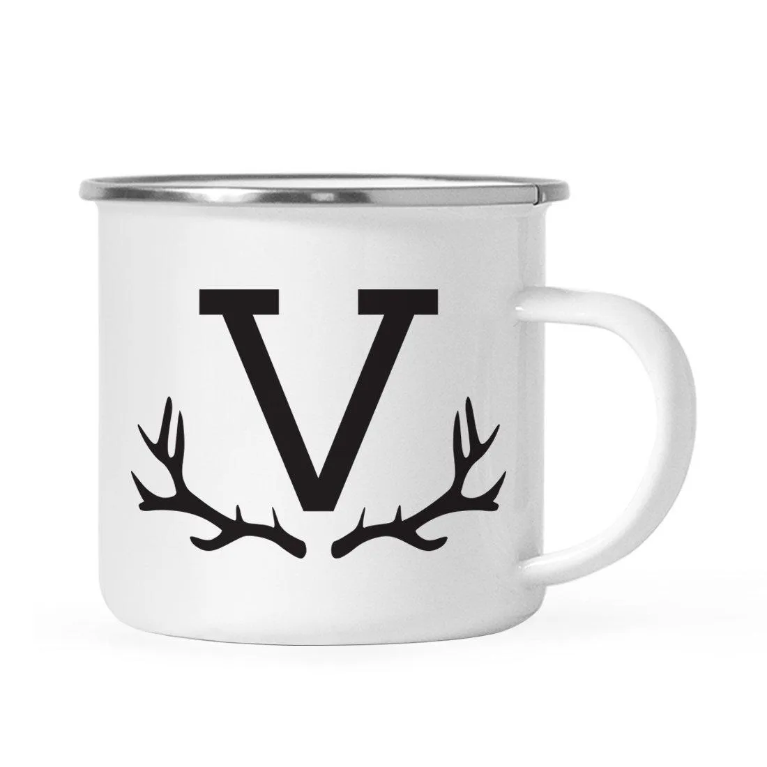 Andaz Press 11oz Deer Antler Monogram Campfire Coffee Mug