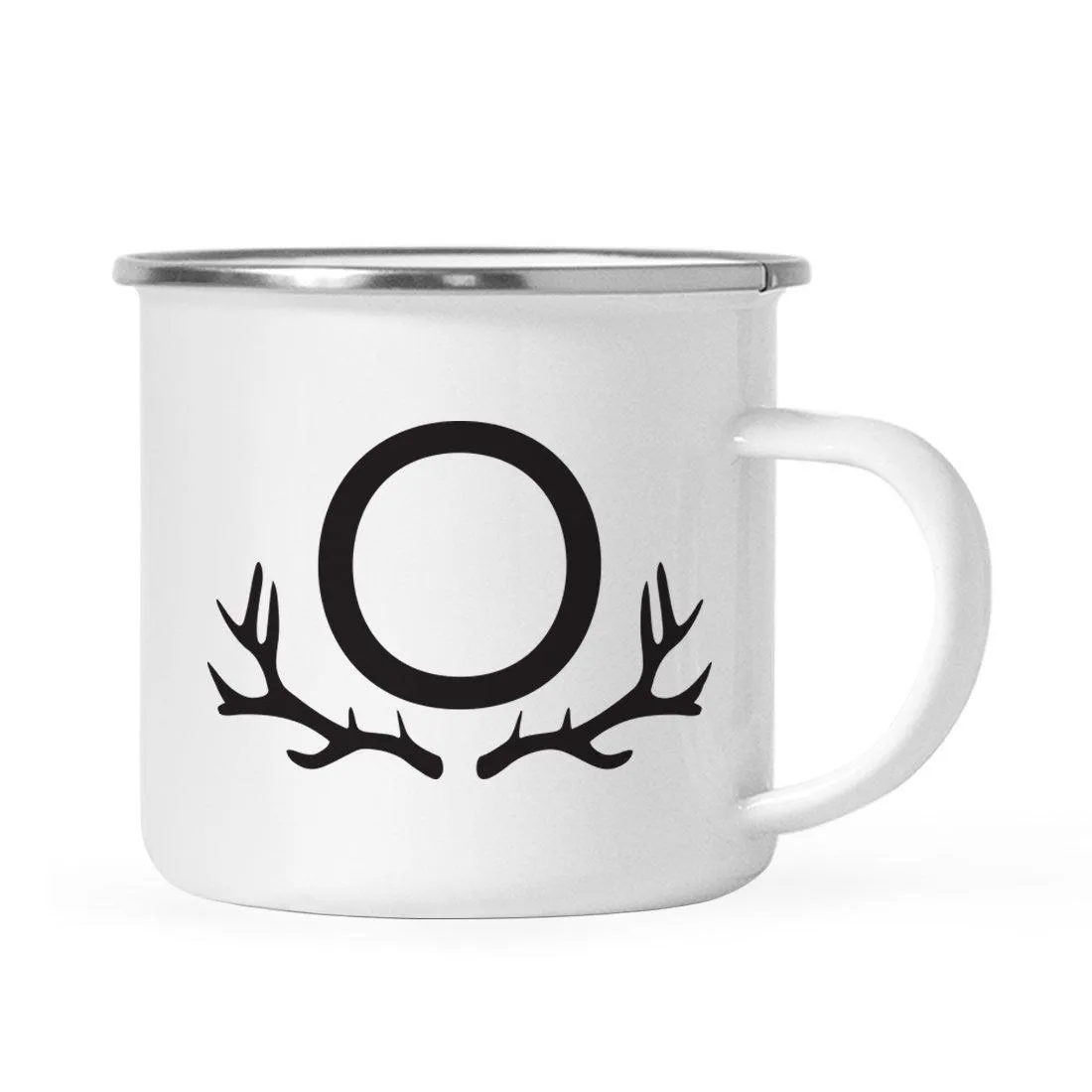 Andaz Press 11oz Deer Antler Monogram Campfire Coffee Mug