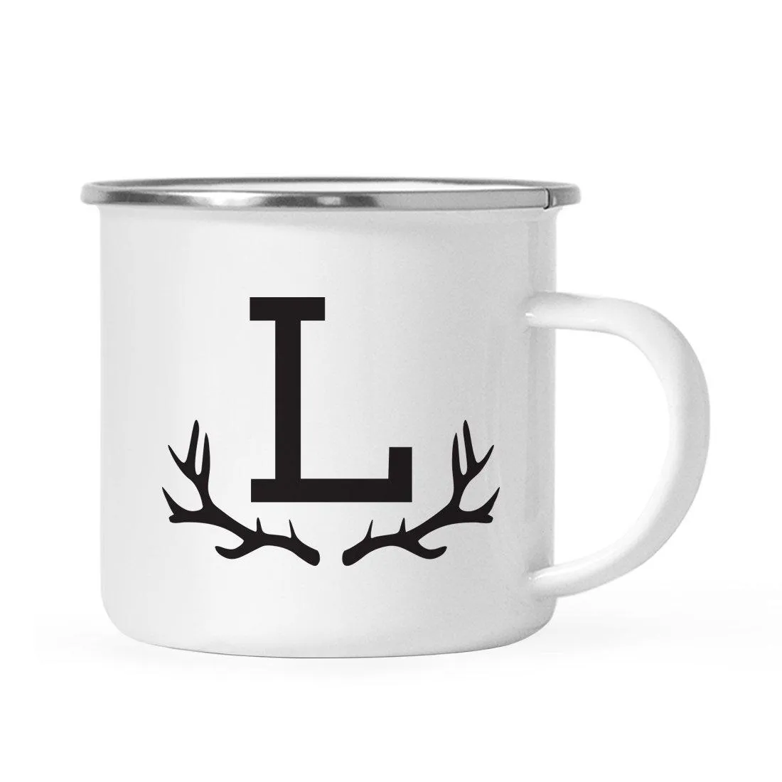 Andaz Press 11oz Deer Antler Monogram Campfire Coffee Mug