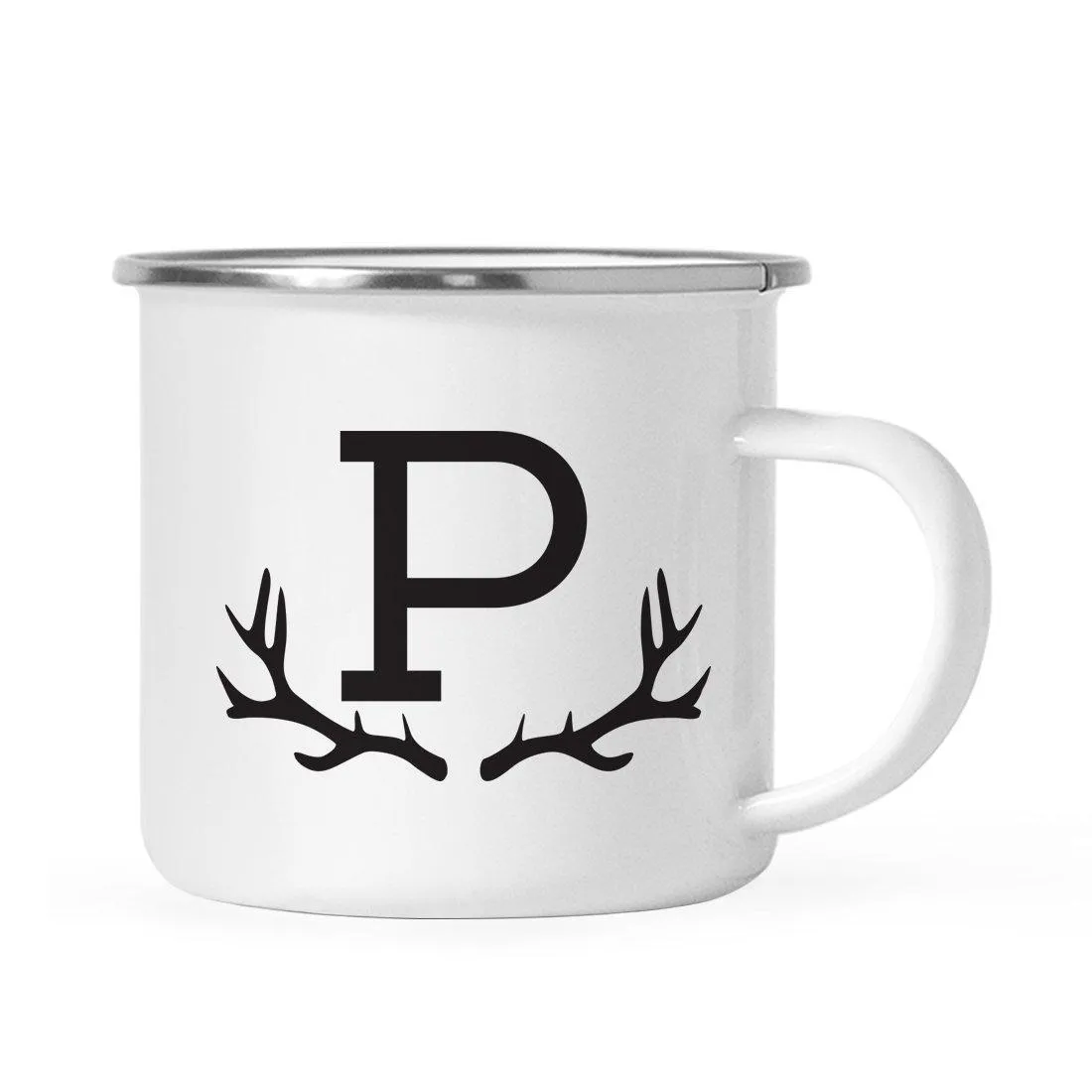 Andaz Press 11oz Deer Antler Monogram Campfire Coffee Mug