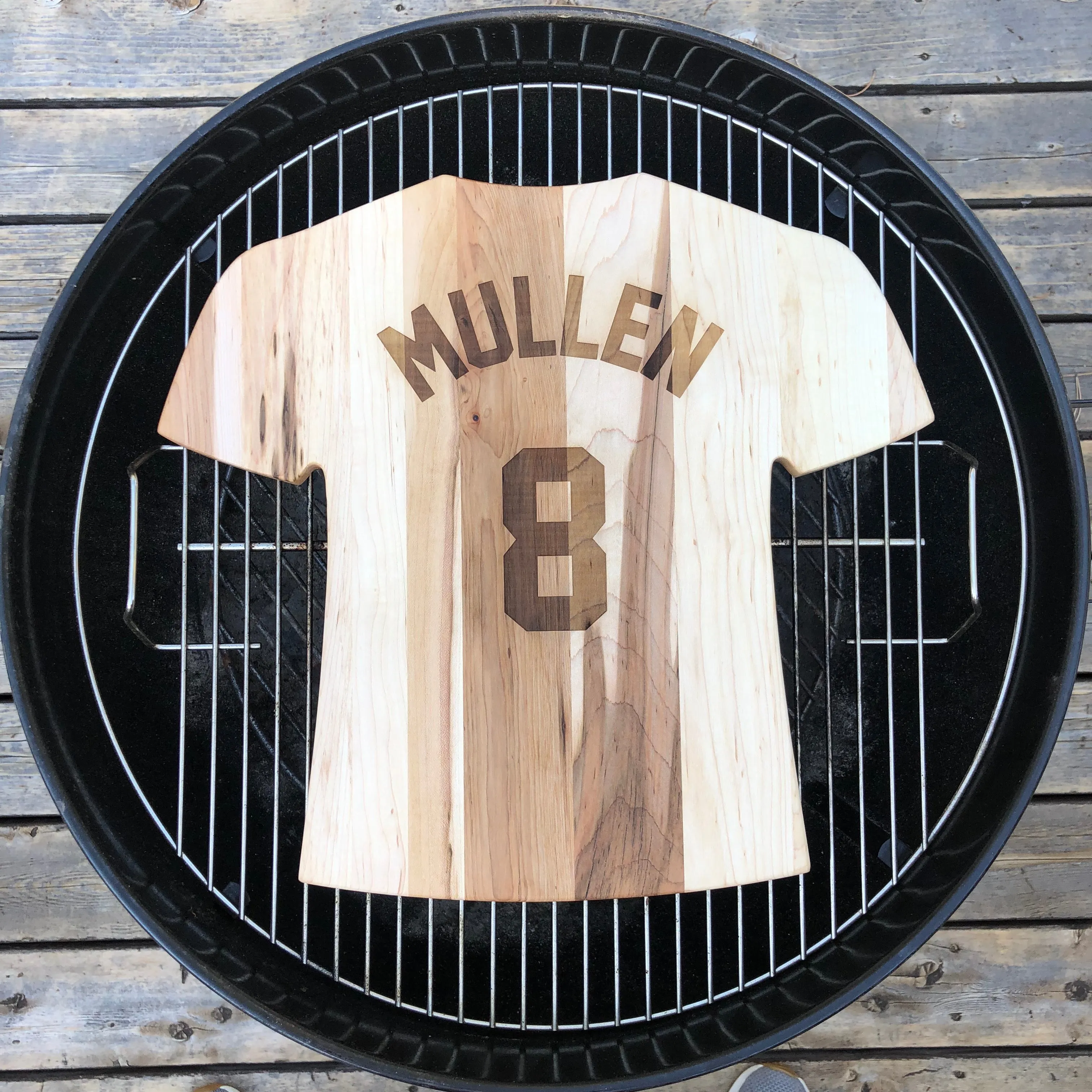 Atlanta Braves Team Jersey Cutting Board | Customize With Your Name & Number | Add a Personalized Note