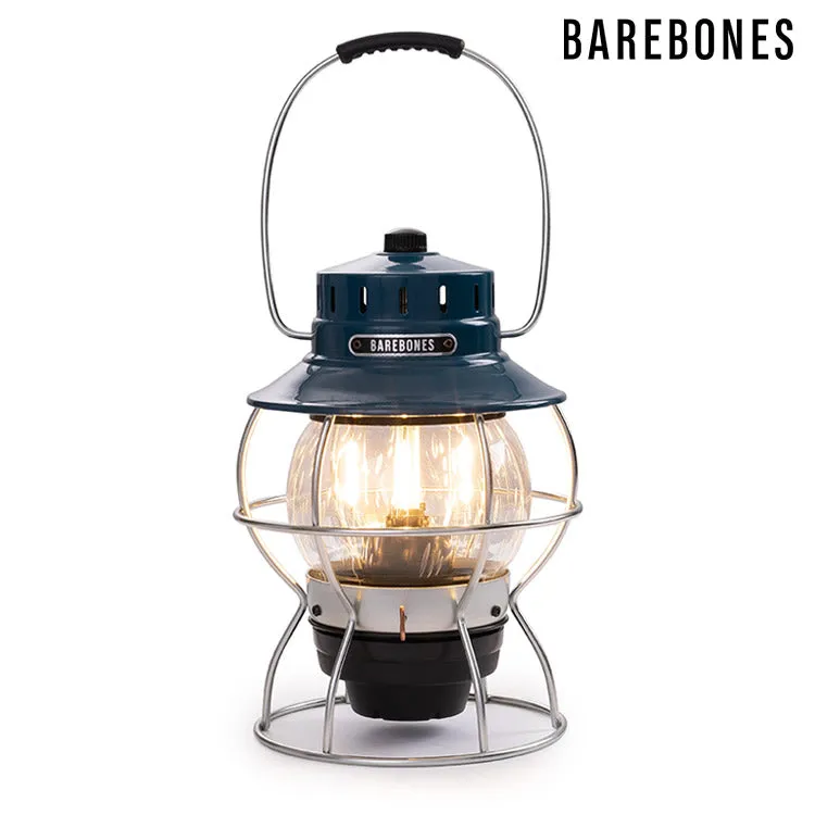 Barebones Railroad Lantern 充電式 手提鐵路復古營燈 海洋藍 LIV-181