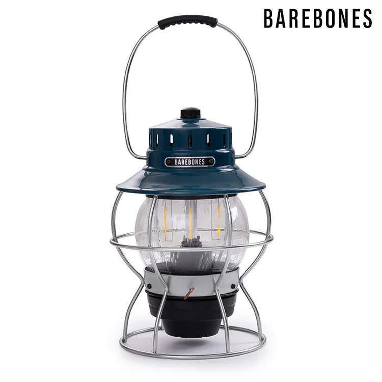 Barebones Railroad Lantern 充電式 手提鐵路復古營燈 海洋藍 LIV-181