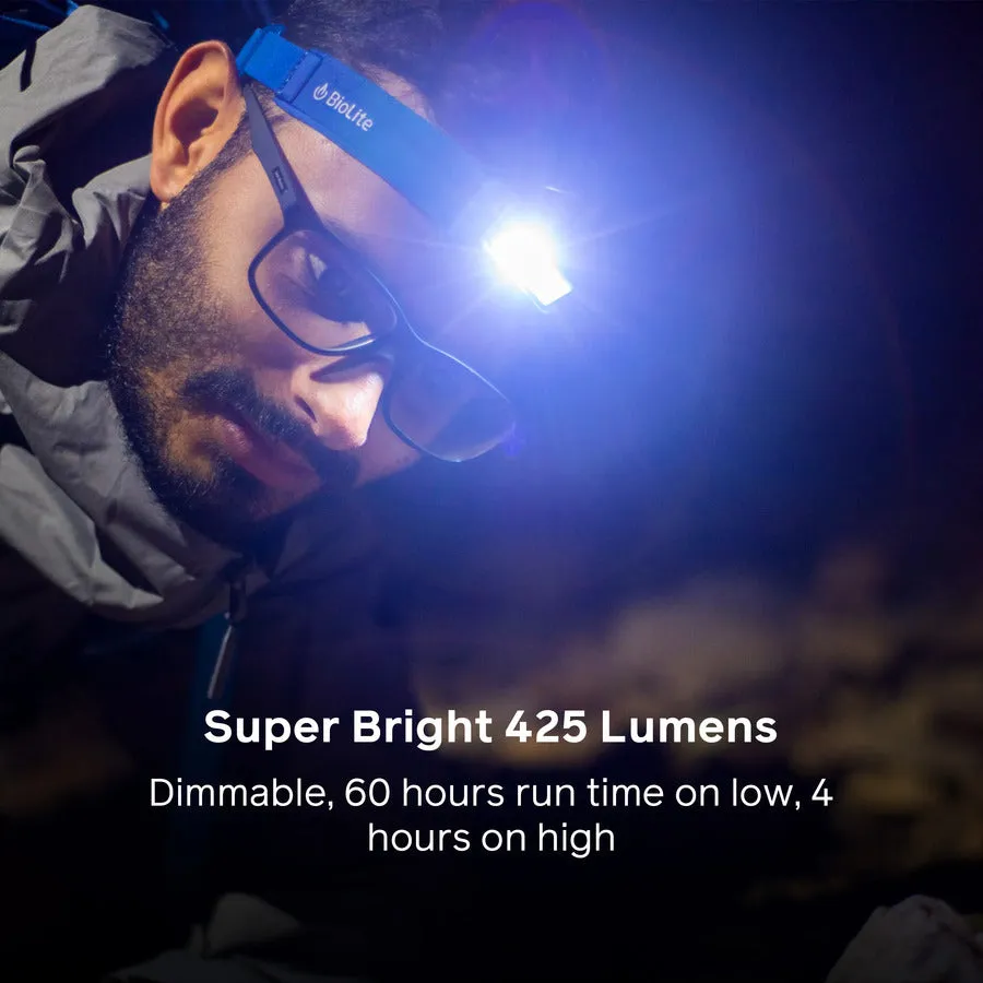 BioLite Headlamp | 425 Lumen | Grey/Black