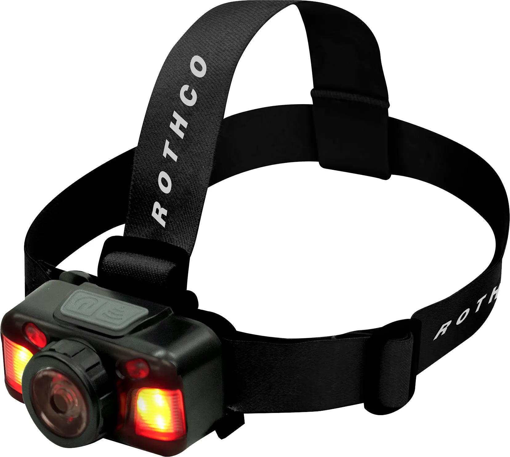 Black Rechargeable 600 Lumen Led Headlamp Motion Sensor Multi-Function Work Flashlight