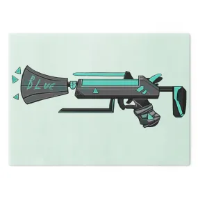 Blue Gun Cutting Board