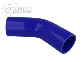 BOOST Products Silicone Elbow 45 Degrees, 25mm (1") ID, Blue