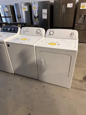 BRAND NEW AMANA TOP LOAD WASHER ELECTRIC DRYER LAUNDRY SET WAS13527 DRY12784