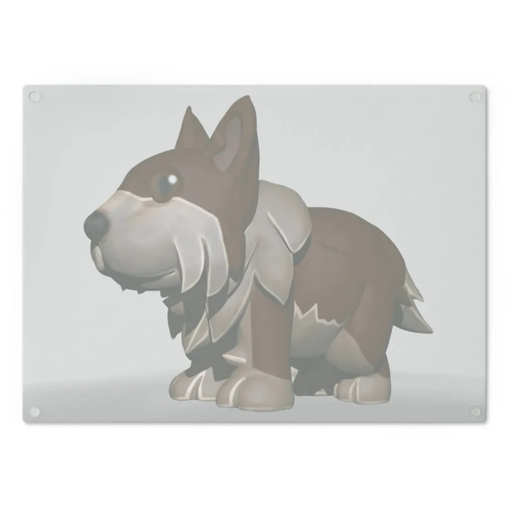 Brown Dog Cutting Board