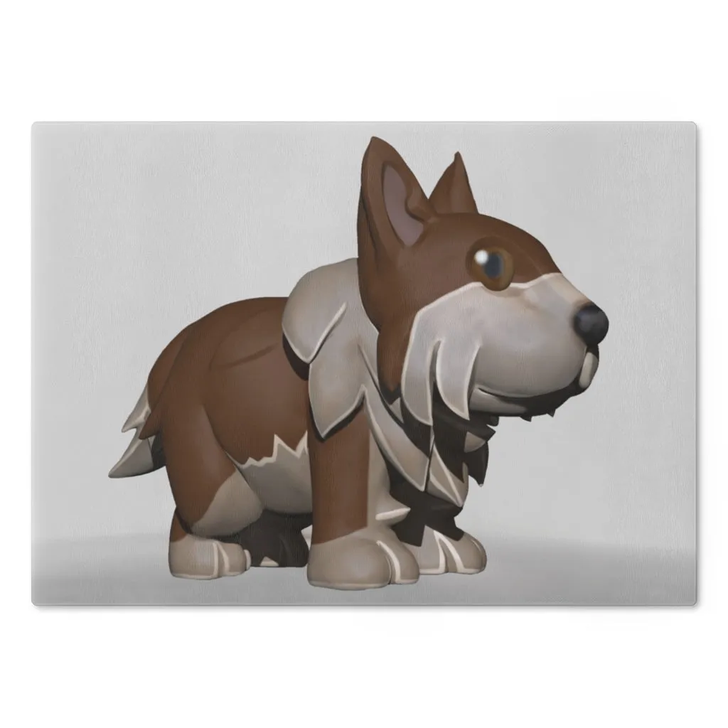 Brown Dog Cutting Board