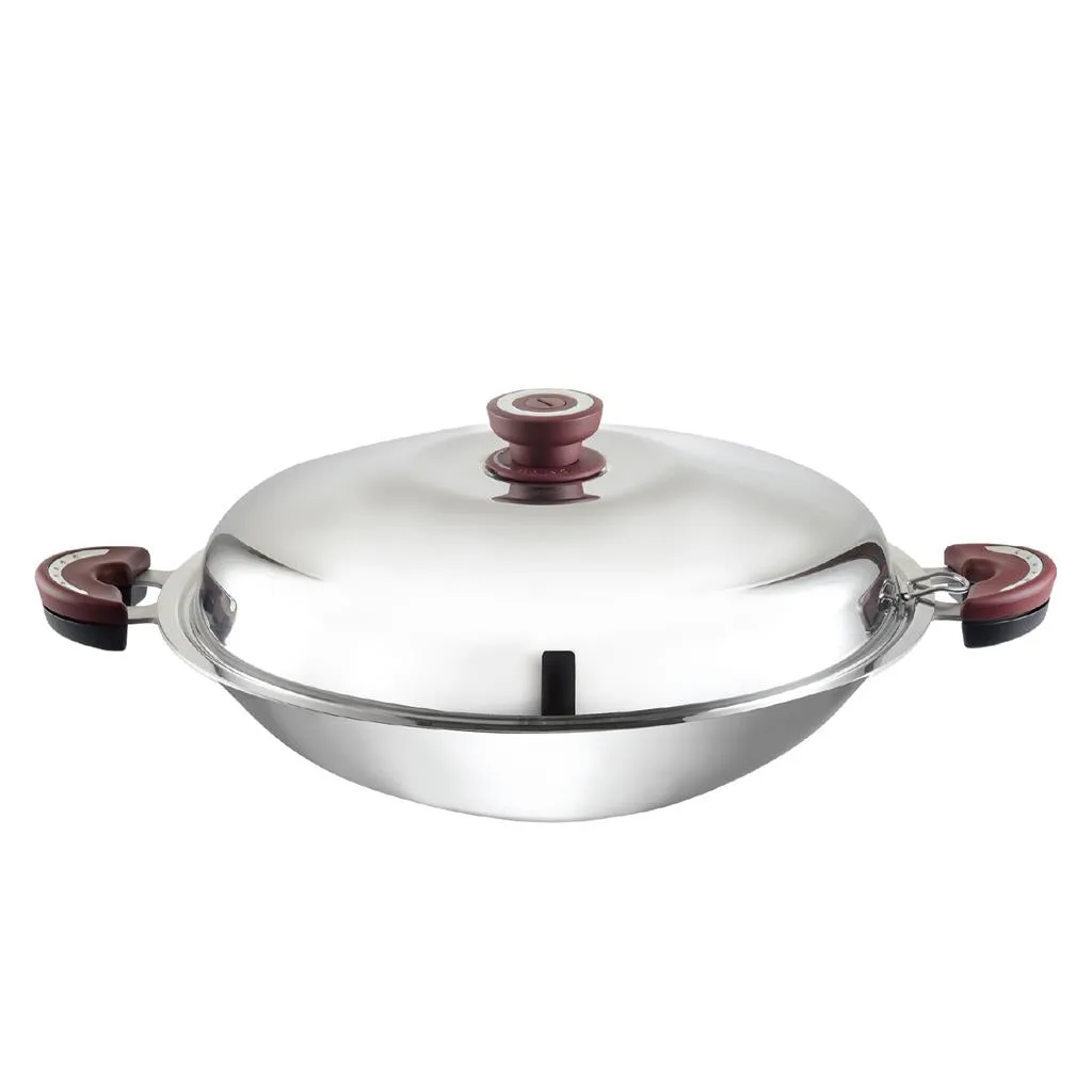 Buffalo Function Series S/S Round Wok 14 Inch (WFU235R)