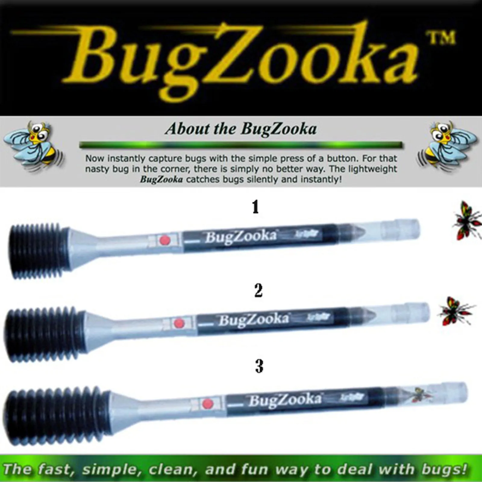 BugZooka WB100: Efficient Bug Catching Vacuum (Two-Pack)