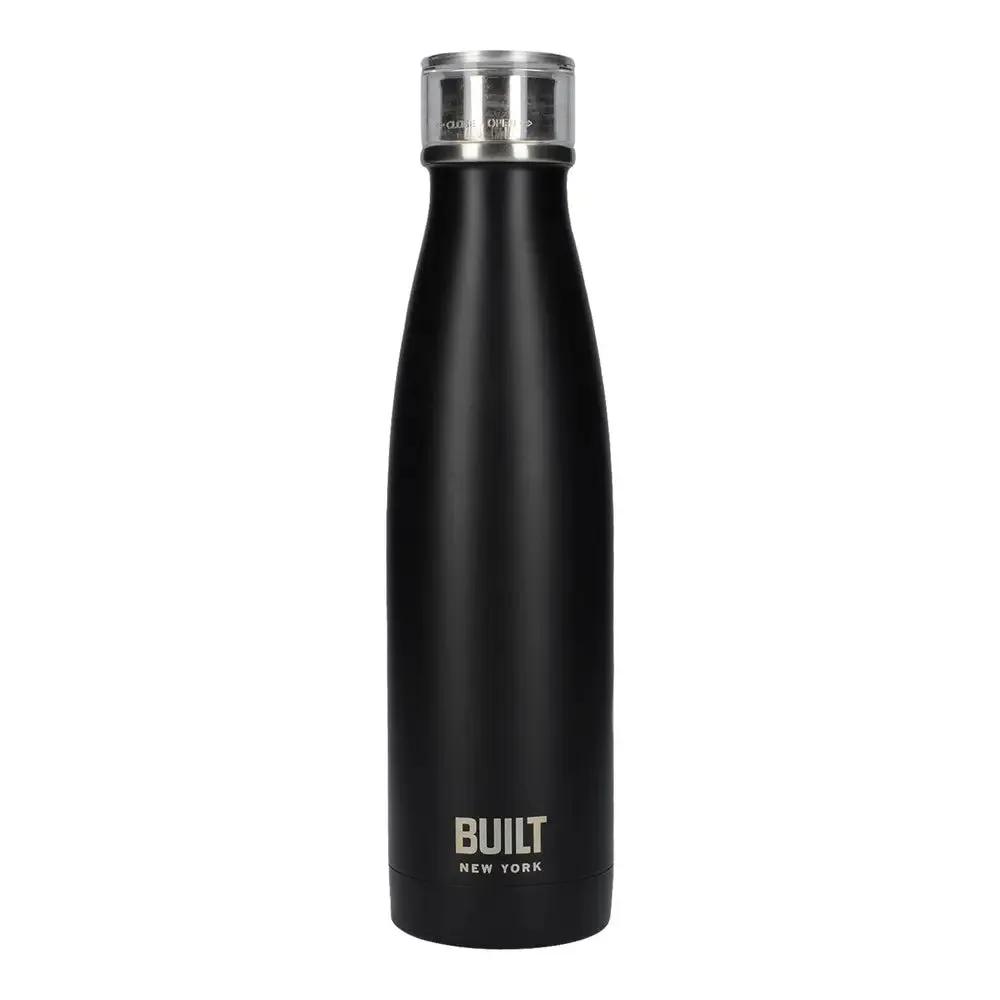 Built Double Walled Perfect Seal Water Bottle Storm 500ml - Grey / Pink / Green / Black / Blue