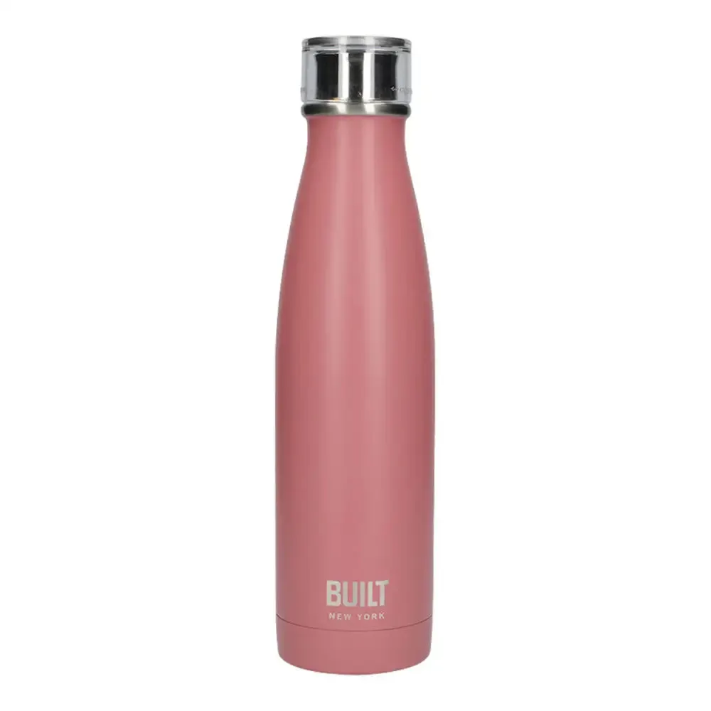 Built Double Walled Perfect Seal Water Bottle Storm 500ml - Grey / Pink / Green / Black / Blue