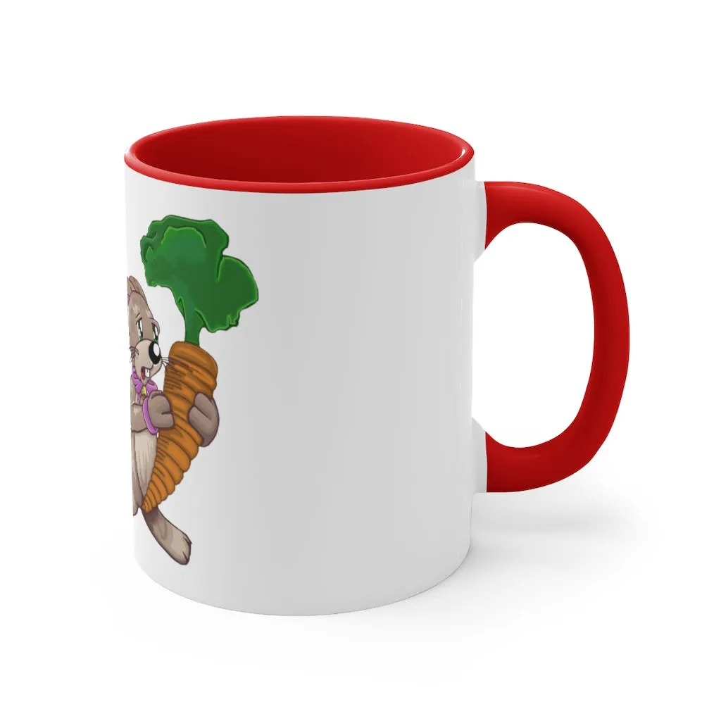 Bunny with Carrot Accent Coffee Mug, 11oz