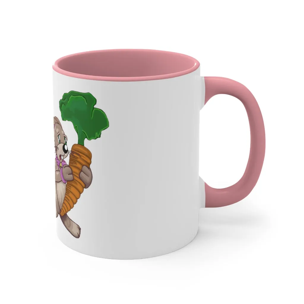 Bunny with Carrot Accent Coffee Mug, 11oz