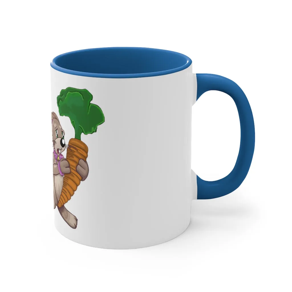 Bunny with Carrot Accent Coffee Mug, 11oz