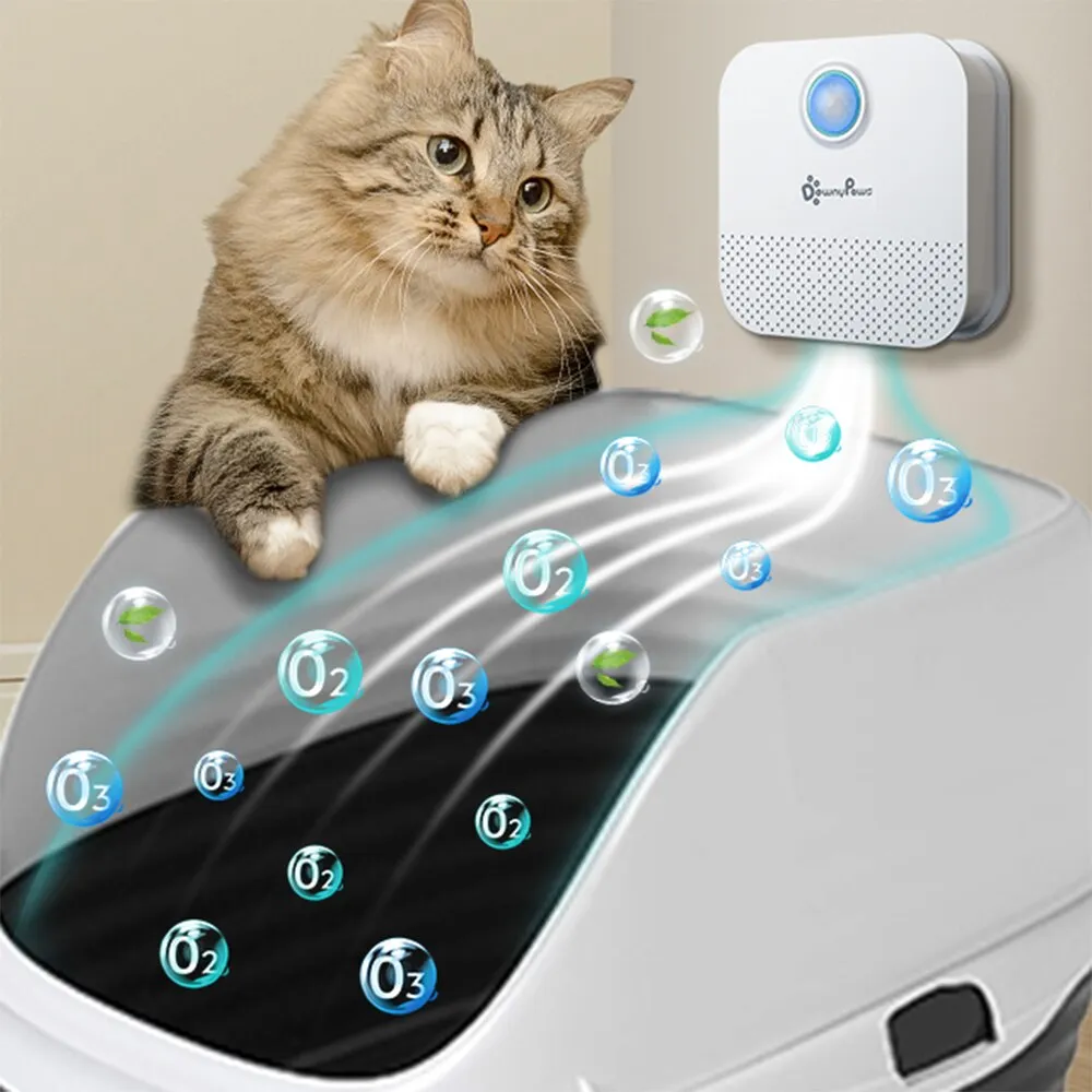 Cat litter deodorizer air cleaner pets