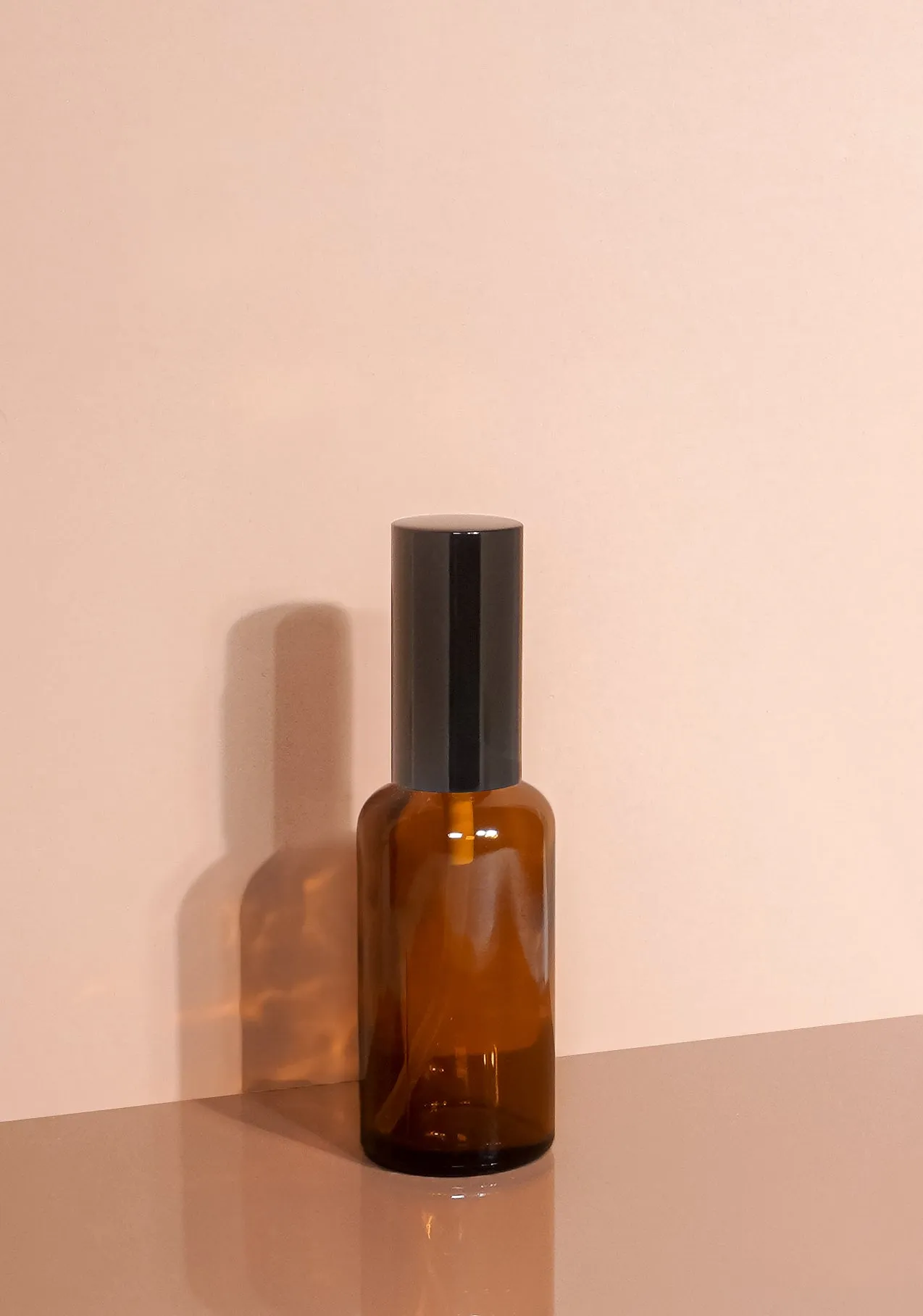 Cole Glass Bottle | Amber | Pump Cap