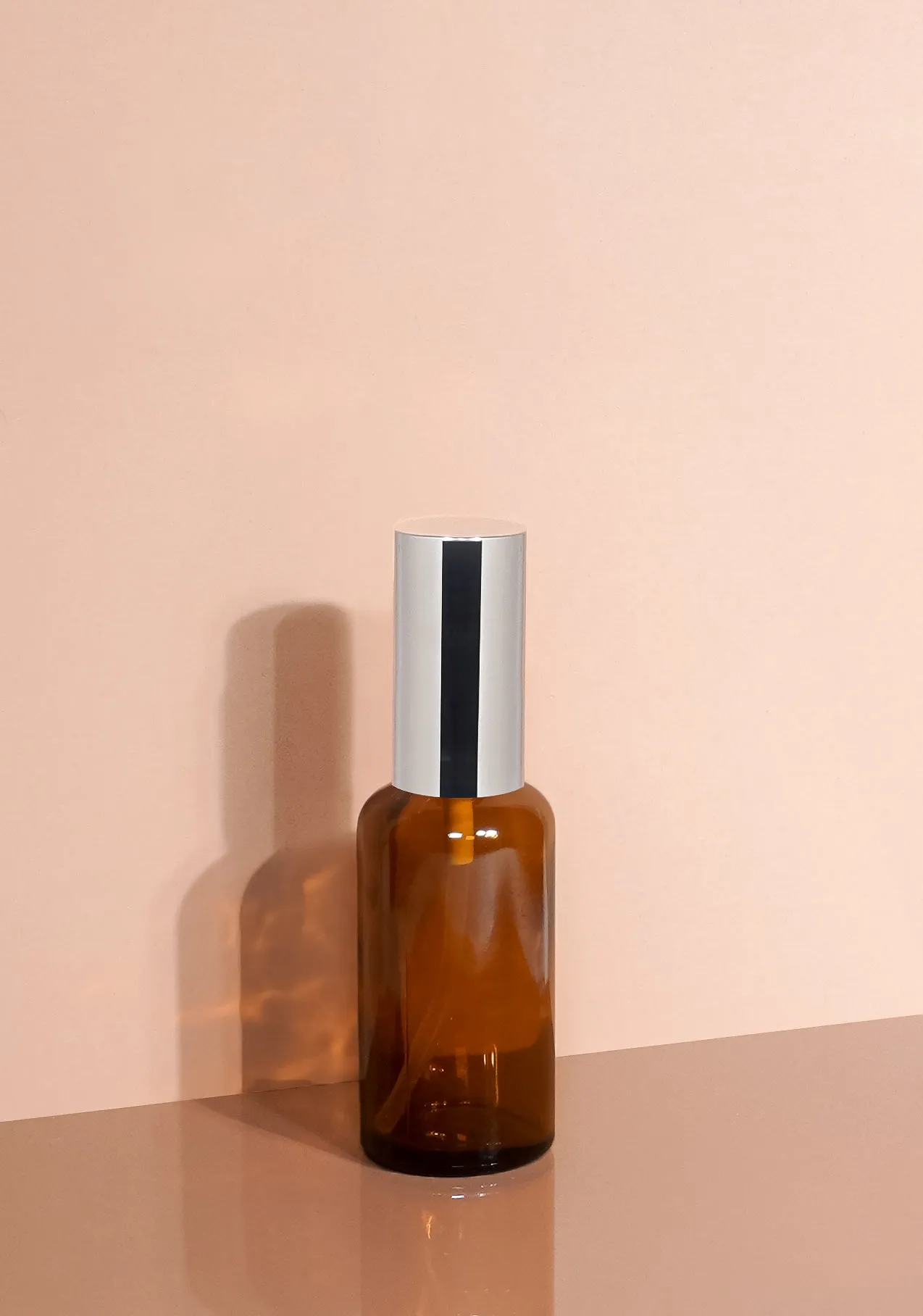 Cole Glass Bottle | Amber | Pump Cap